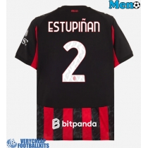 AC Milan Pervis Estupinan #2 Replica Home Shirt 2025-26 Short Sleeve